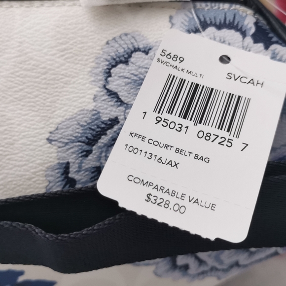 NWT Coach Belt Bag Kafe Fasset Print - Picture 5 of 6